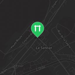 Map showing where Le Chenit - Outdoor Fitness Trail - Orient is