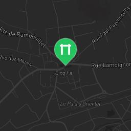 Map showing where Bodyweight gym - Saint-Chéron - Calisthenics workout is
