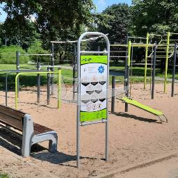Calisthenics spot Drążki koło placu zabaw