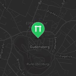 Map showing where Gudensberg - Calisthenics Gym - Steinzeitsiedlung is
