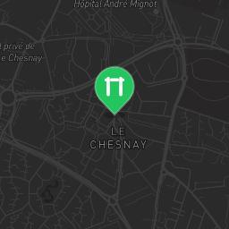 Map showing where Street Workout Park Le Chesnay is