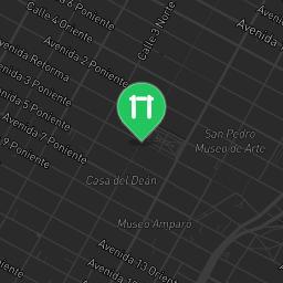 Map showing where Bodyweight gym - Puebla City - Calisthenics workout is