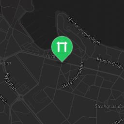 Map showing where Västerviken outdoor fitness is