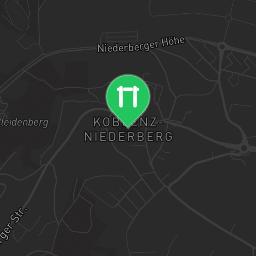 Map showing where Koblenz (Niederberg) - Fitness Trail - Festung Ehrenbreitstein is