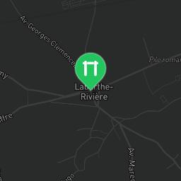 Map showing where Bodyweight workout - Labarthe-Rivière - Calisthenics workout is