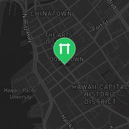 Map showing where Honolulu - Outdoor Exercise Park - Ala Moana Beach Park is