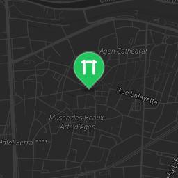 Map showing where Agen - Outdoor Exercise Park - Cours Gambetta is