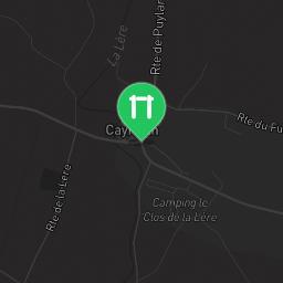 Map showing where Barres de Tractions Parc communal Cayriech is