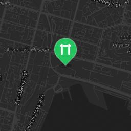 Map showing where Nakhodkinsky - Street Workout Park - 692943 is