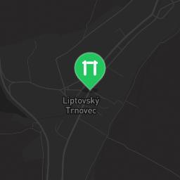 Map showing where Liptovsky Trnovec outdoor workout is