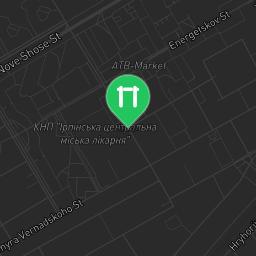 Map showing where Bodyweight gym - Bucha - Calisthenics workout is