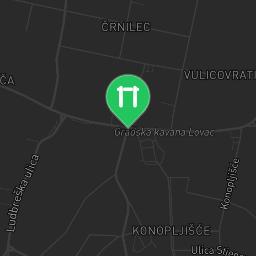 Map showing where Street Workout Park Prelog is