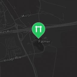 Map showing where University of Sussex sports complex is
