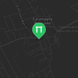 Map showing where Exercise Equipment Parco Carmagnotta Caramagna Piemonte is