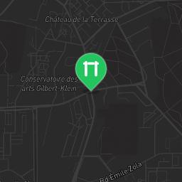 Map showing where City stade Henri Barbusse is