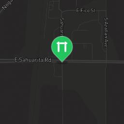 Map showing where Fitness Court Anamax Recreation Center - Calisthenics Park Sahuarita, AZ is