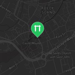 Map showing where Hertford  - Calisthenics Park - Hartham Common is