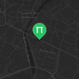 Map showing where Bodyweight gym - Fontenay-le-Comte - Calisthenics workout is