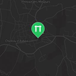 Map showing where Aubais - Fitness Trail - Parc des Aubrys is
