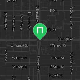 Map showing where Fitness Court Homer F. Briggs Park - Exercise Stations is