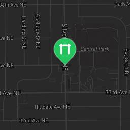 Map showing where Roseville - Calisthenics Equipment - Wilshire Park Elementary is