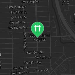 Map showing where South Miami - Outdoor Exercise Park - Dante Fascell Park is