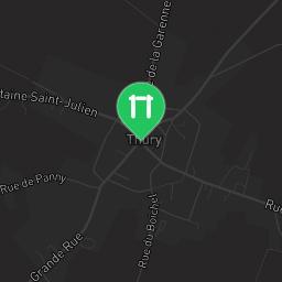 Map showing where Bodyweight workout - Thury - Calisthenics workout is