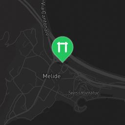 Map showing where Melide spot is