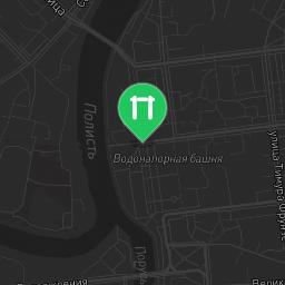 Map showing where Outdoor fitness - Staraya Russa - Calisthenics workout is