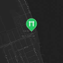 Map showing where Outdoor Gym Edwin Shragg Memorial Park is