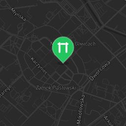 Map showing where Outdoor Fitness Gliwice is