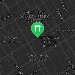 Map showing where San Jose - Outdoor Exercise Park - Townsend Park is