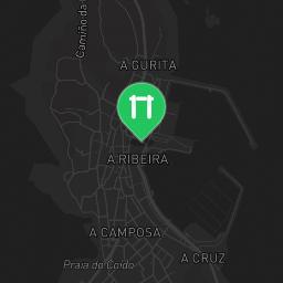 Map showing where Muxia parque calistenia is