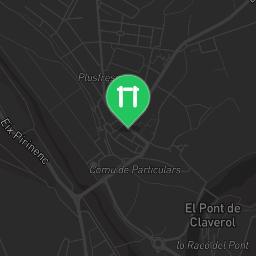 Map showing where Parc de Calistènia La Pobla is
