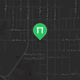 Map showing where Audubon Park Outdoor Gym is