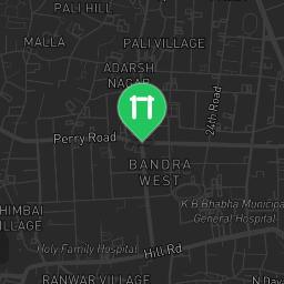 Map showing where Elysium Calisthenics Park (Bandra) is