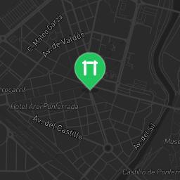 Map showing where Bodyweight training - Ponferrada - Calisthenics workout is