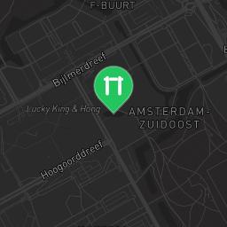 Map showing where Amsterdam - Outdoor Exercise Gym - Bijlmer ArenA is
