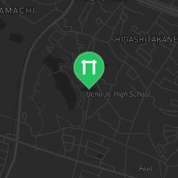 Map showing where Shūrakuen Park Outdoor Gym is