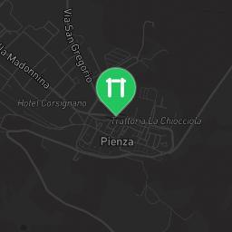 Map showing where Pienza calistenia is