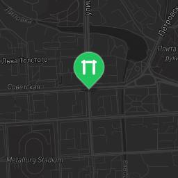 Map showing where Lipetsk - Calisthenics Park - Новолипецкий Парк is
