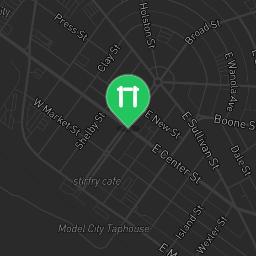 Map showing where Greenbelt Workout Spot is