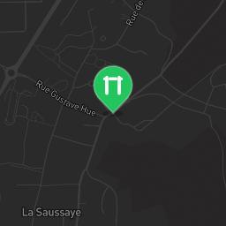 Map showing where Outdoor Fitness La Saussaye is
