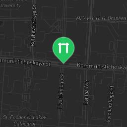 Map showing where Outdoor fitness - Saransk - Calisthenics workout is