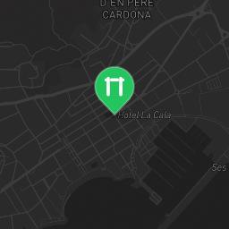 Map showing where Outdoor Fitness Santa Eularia Marina is