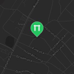 Map showing where Street Workout Park Túrkeve is