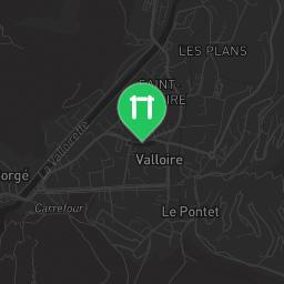 Map showing where Valloire - Outdoor Fitness Trail is