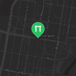 Map showing where Fitness Parcours Sydney is