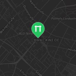 Map showing where Bielefeld - Calisthenics Gym - Sportmühle Bielefeld is