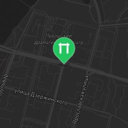 Map showing where Cheboksary - Fitness Park - Акконд is